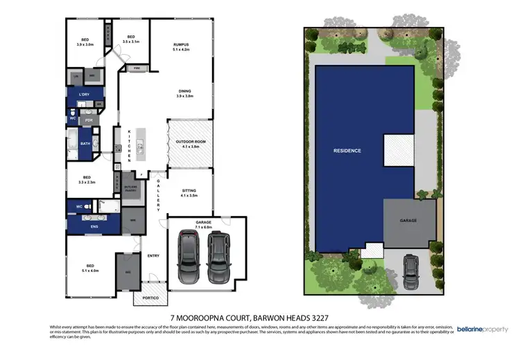 Floorplan of Homely house listing, 7 Mooroopna Court, Barwon Heads VIC 3227