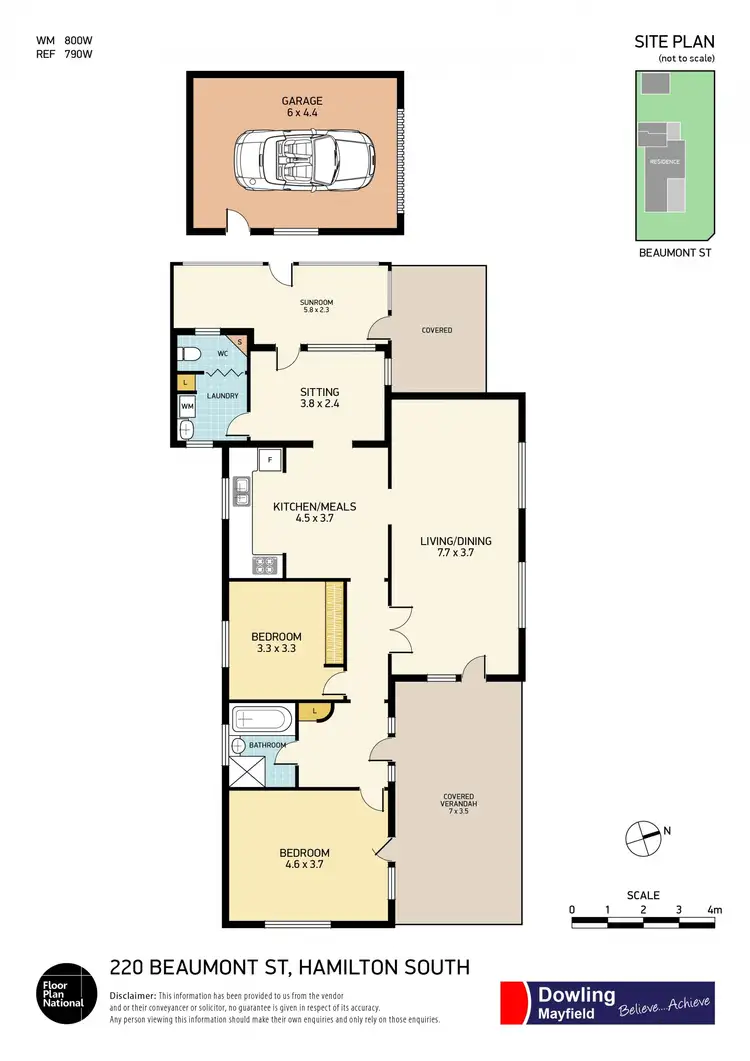 Floorplan of Homely house listing, 220 Beaumont Street, Hamilton South NSW 2303