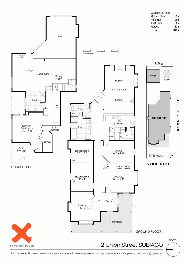 Floorplan of Homely house listing, 12 Union Street, Subiaco WA 6008