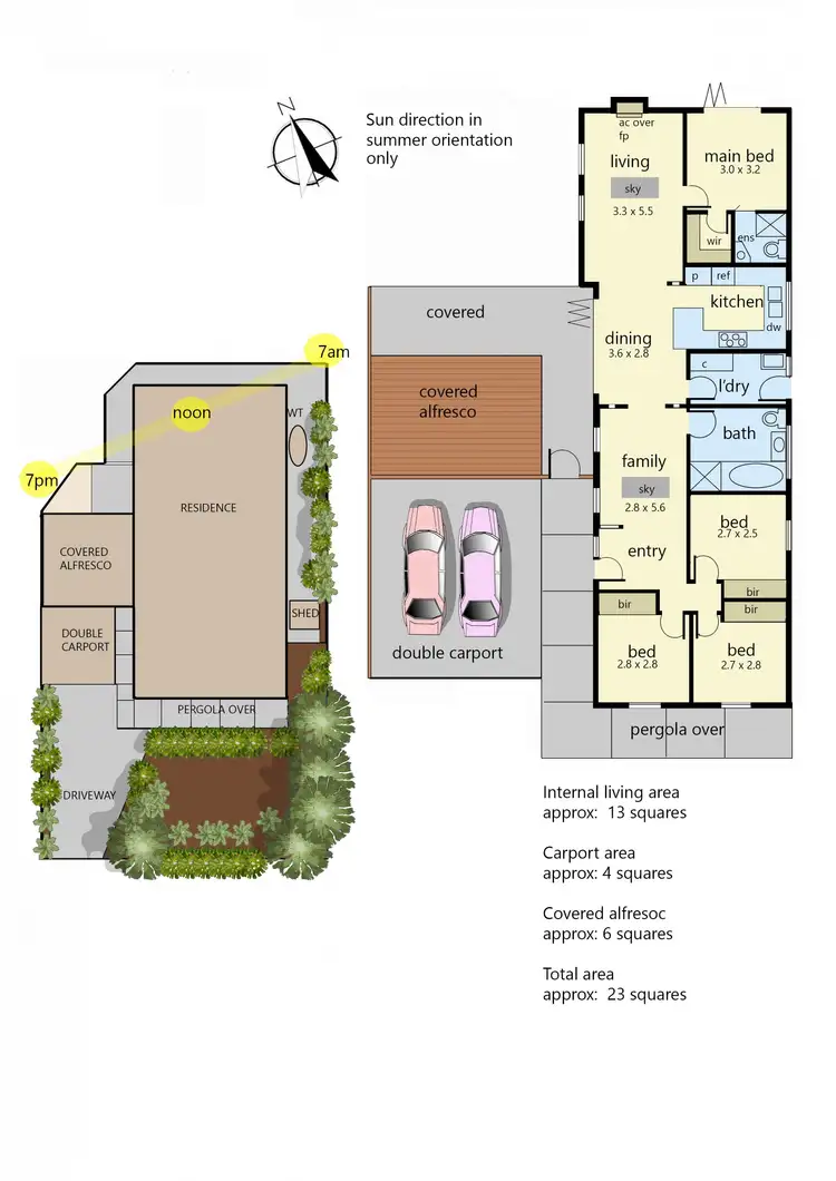 Floorplan of Homely house listing, 22 Kuranda Street, Langwarrin VIC 3910