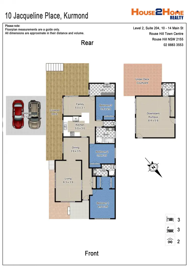 Floorplan of Homely house listing, 10 Jacqueline Place, Kurmond NSW 2757