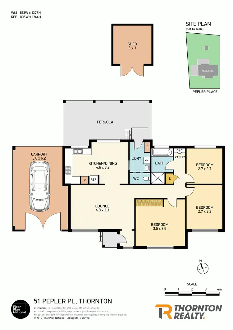Floorplan of Homely house listing, 51 Pepler Place, Thornton NSW 2322