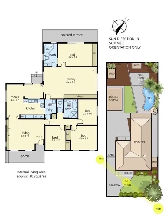 Floorplan of Homely house listing, 5 Maria Drive, Langwarrin VIC 3910