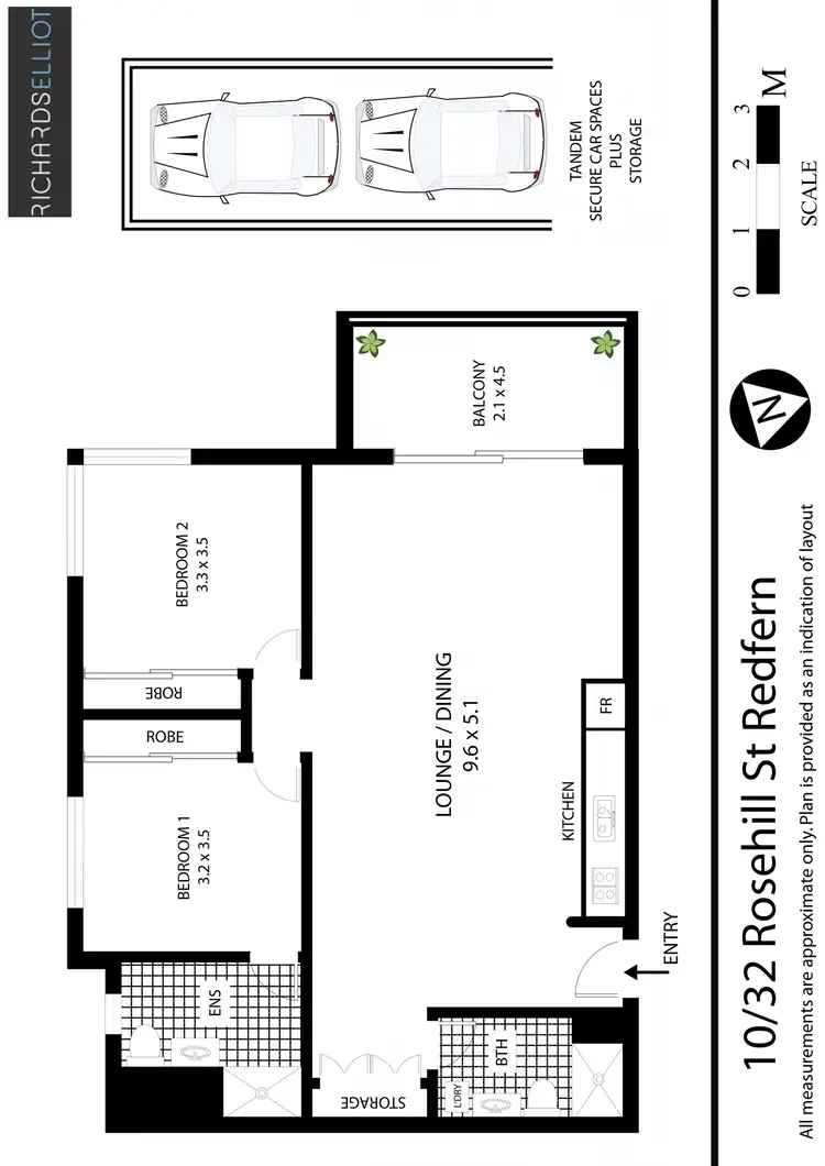 Floorplan of Homely apartment listing, 10/32 Rosehill Street, Redfern NSW 2016