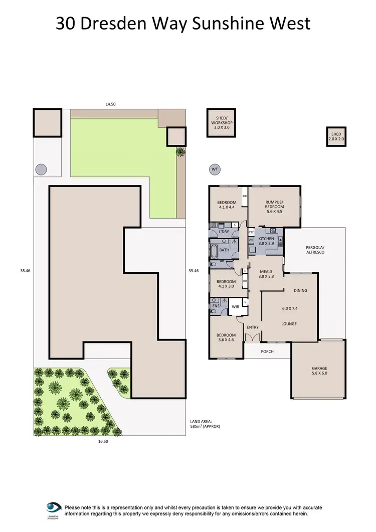 Floorplan of Homely house listing, 30 Dresden Way, Sunshine West VIC 3020