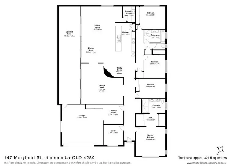 Floorplan of Homely rural property listing, 147 Maryland Street, Jimboomba QLD 4280