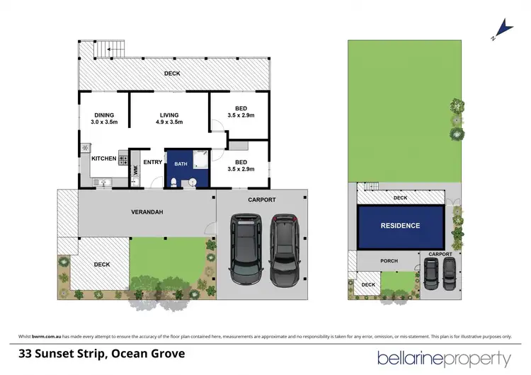 Floorplan of Homely house listing, 33 Sunset Strip, Ocean Grove VIC 3226