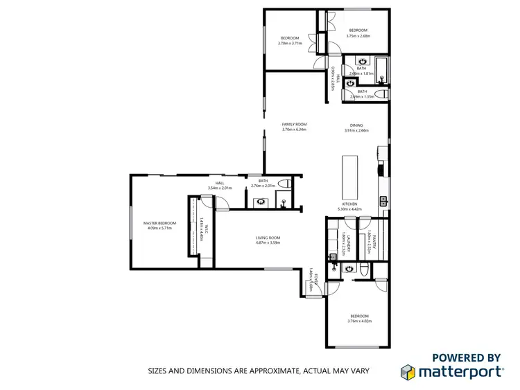 Floorplan of Homely house listing, 55 Wild Duck Drive, Mermaid Waters QLD 4218