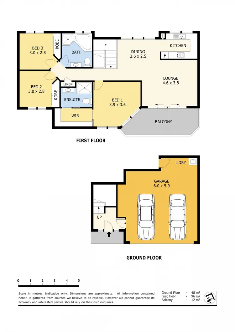 Floorplan of Homely townhouse listing, 3/119 Springwood Street, Ettalong Beach NSW 2257