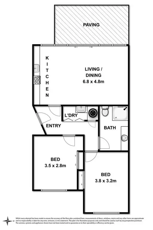 Floorplan of Homely apartment listing, 6/110 Tomara Drive, Barwon Heads VIC 3227