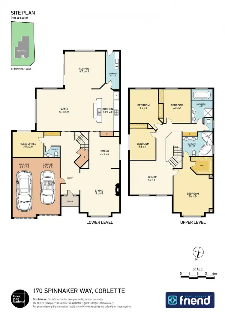 Floorplan of Homely house listing, 170 Spinnaker Way, Corlette NSW 2315