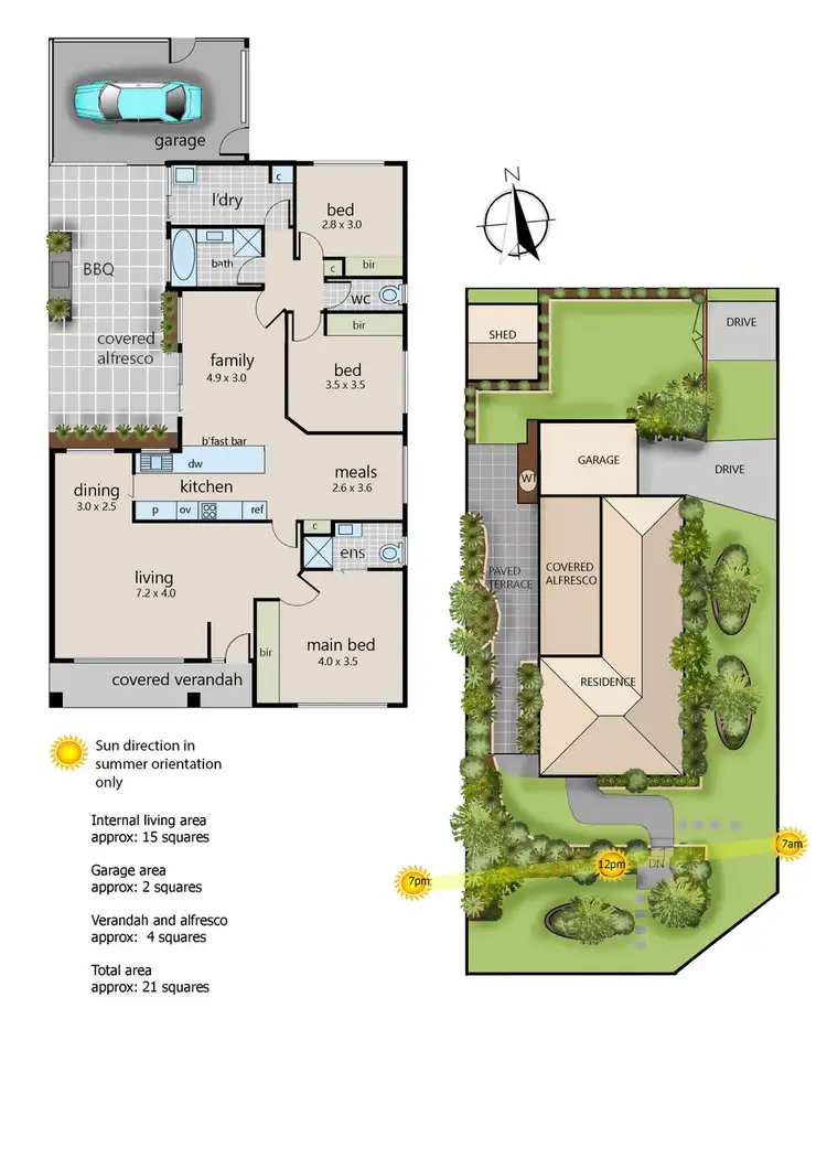 Floorplan of Homely house listing, 19 Kelly Drive, Langwarrin VIC 3910