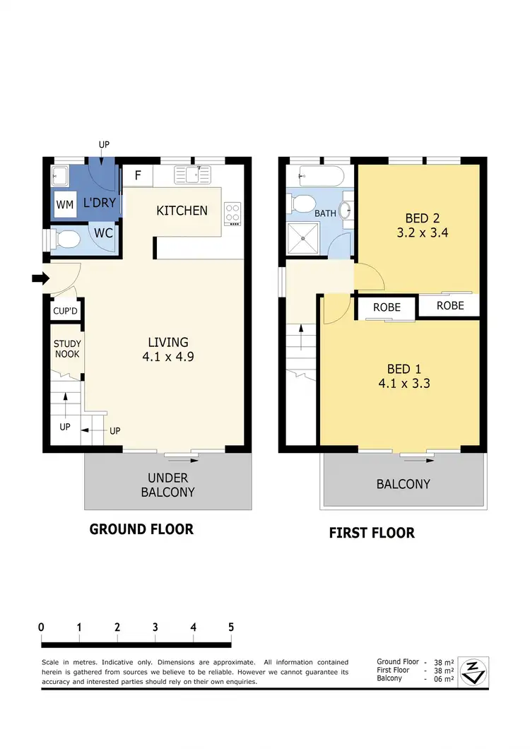 Floorplan of Homely townhouse listing, 10/32-34 Pratley Street, Woy Woy NSW 2256