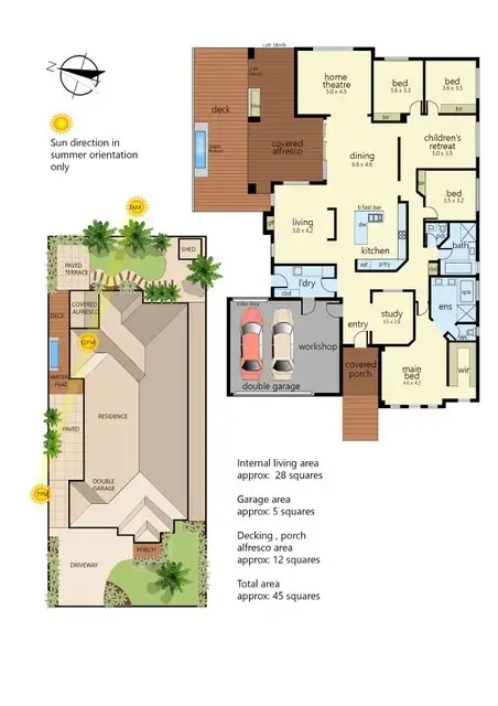 Floorplan of Homely house listing, 3 Bushy Court, Langwarrin VIC 3910