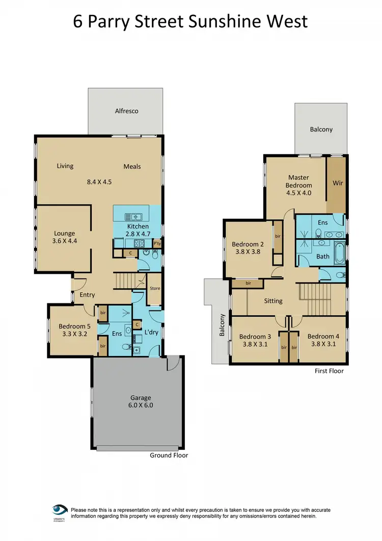 Floorplan of Homely terrace listing, 6 Parry Drive, Sunshine West VIC 3020