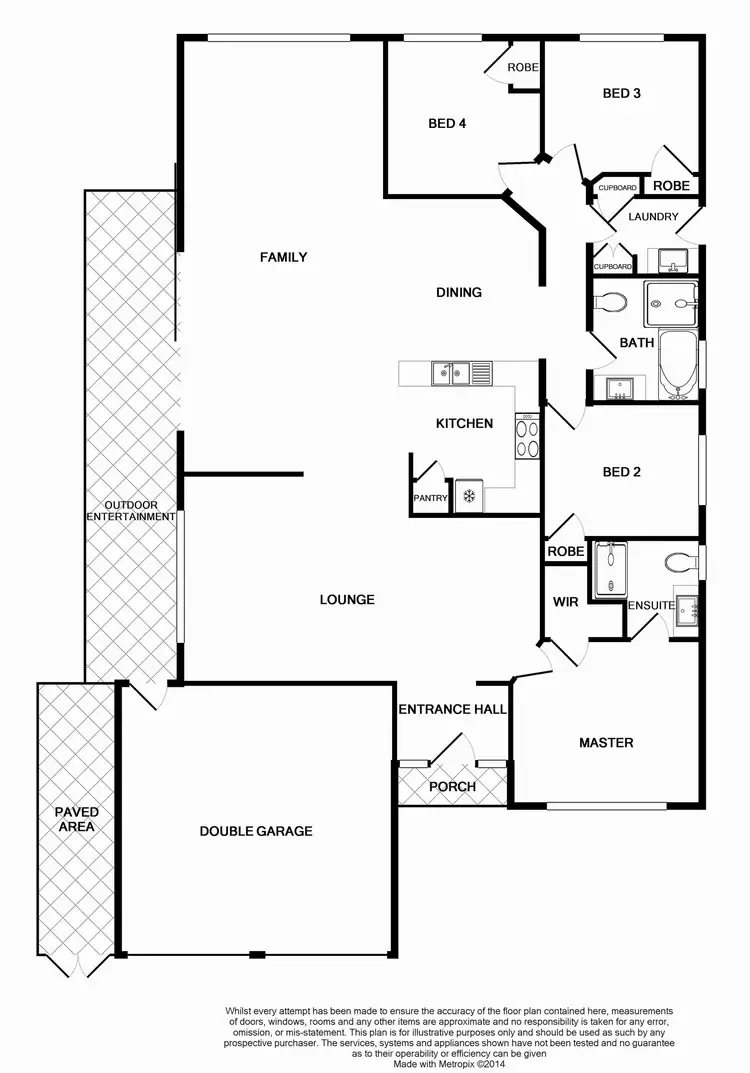Floorplan of Homely house listing, 8 Outram Place, Currans Hill NSW 2567