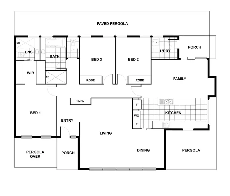 Floorplan of Homely house listing, 9 Towner Place, Gowrie ACT 2904