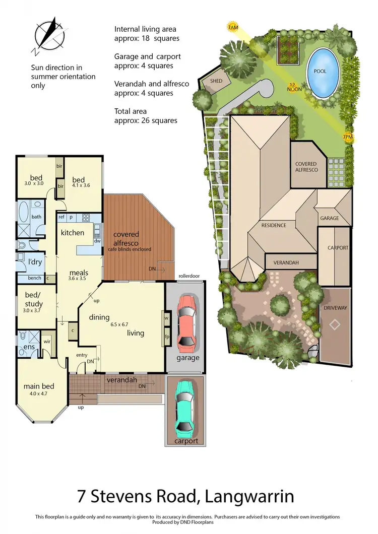 Floorplan of Homely house listing, 7 Stevens Road, Langwarrin VIC 3910