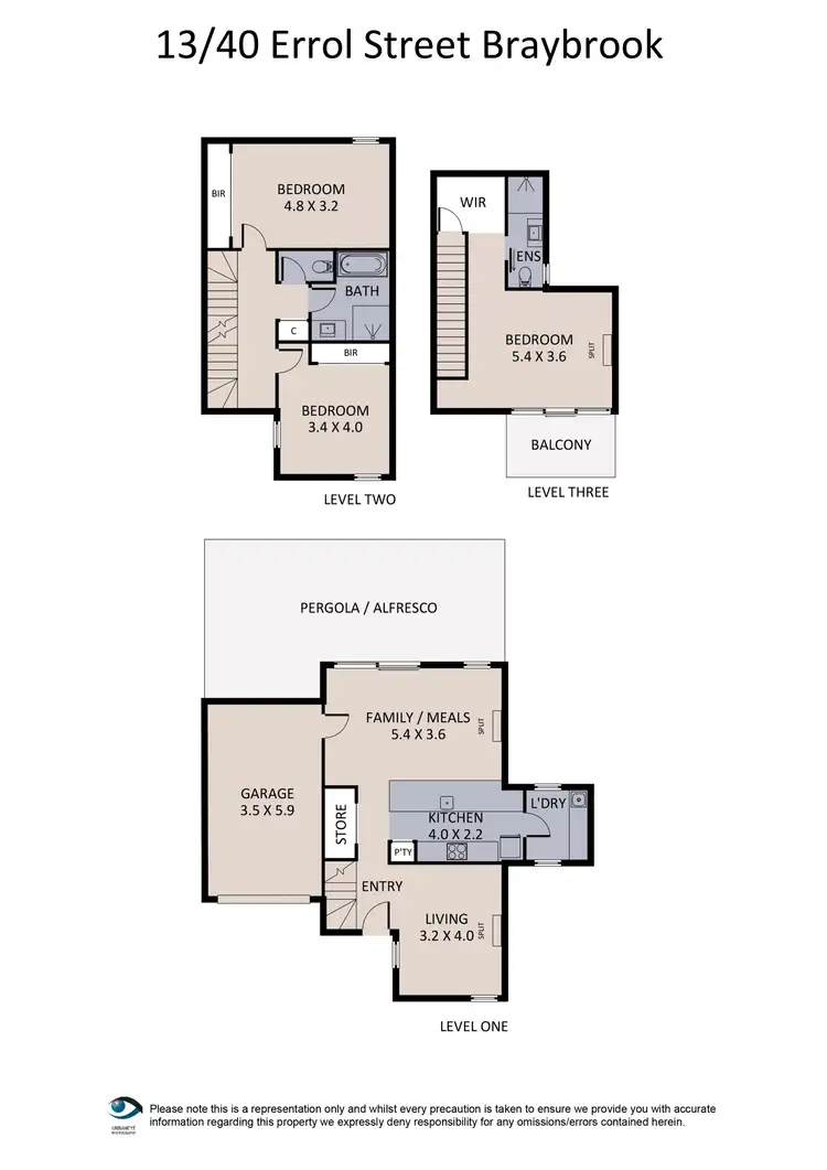Floorplan of Homely house listing, 13/40 Errol Street, Braybrook VIC 3019