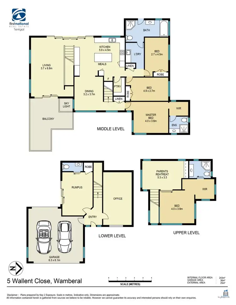 Floorplan of Homely house listing, 5 Wallent Close, Wamberal NSW 2260