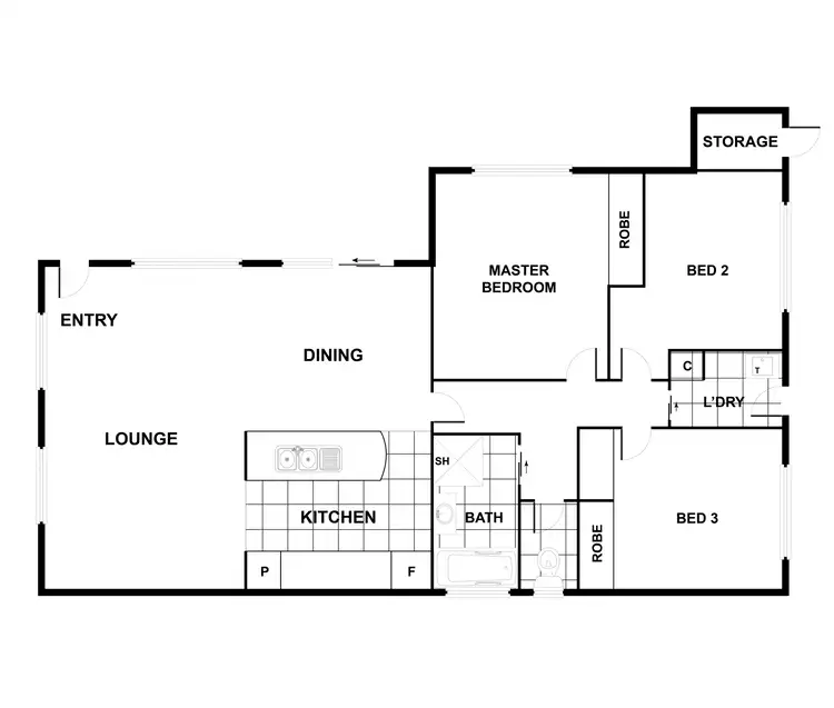 Floorplan of Homely house listing, 6 Martyn Close, Chisholm ACT 2905