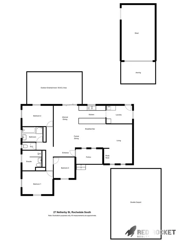 Floorplan of Homely house listing, 27 Netherby Street, Rochedale South QLD 4123