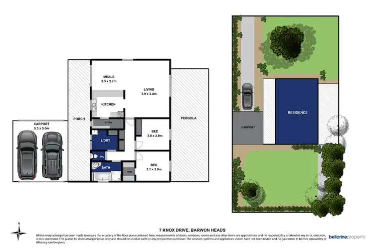 Floorplan of Homely house listing, 7 Knox Drive, Barwon Heads VIC 3227
