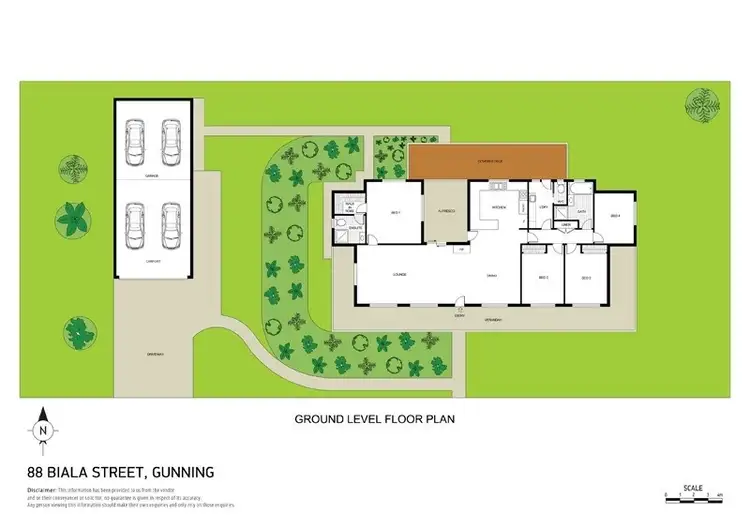 Floorplan of Homely house listing, 88 Biala Street, Gunning NSW 2581