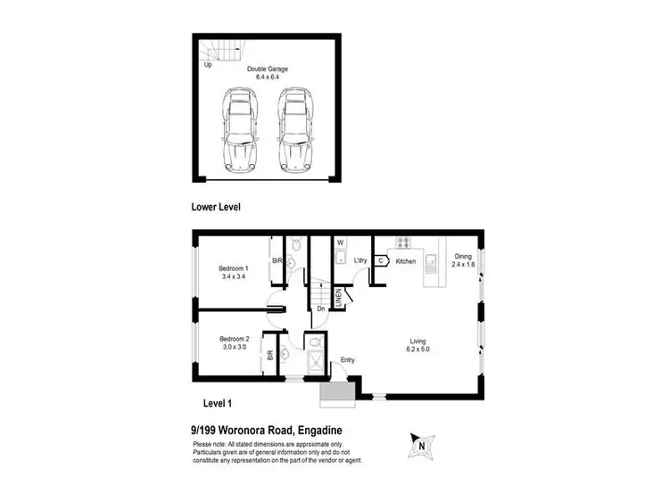 Floorplan of Homely villa listing, 9/199 Woronora Road, Engadine NSW 2233