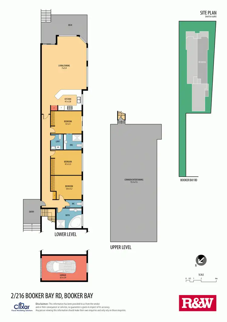 Floorplan of Homely apartment listing, 2/216 Booker Bay Road, Booker Bay NSW 2257