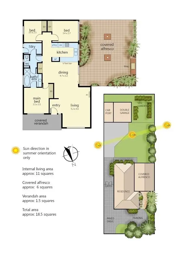 Floorplan of Homely house listing, 22 Alder Street, Langwarrin VIC 3910