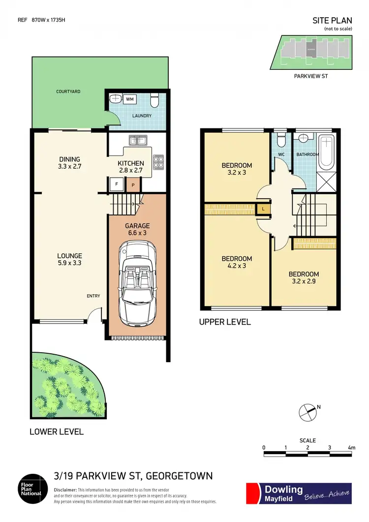 Floorplan of Homely house listing, 3/19 Parkview Street, Georgetown NSW 2298