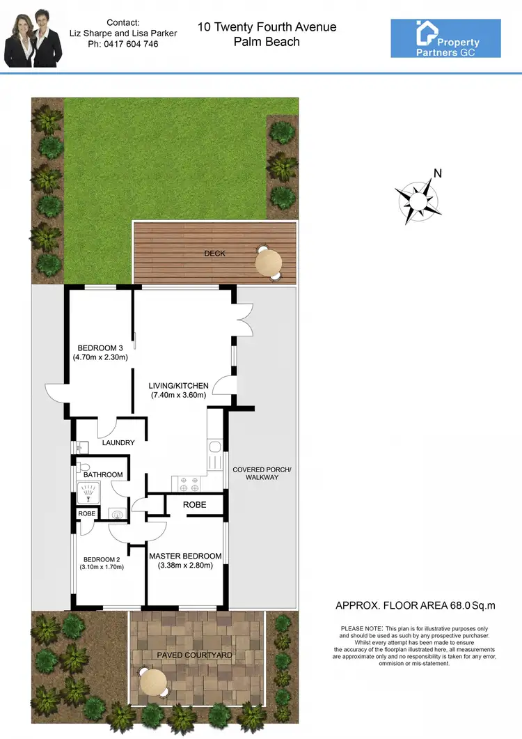 Floorplan of Homely house listing, 10 Twenty Fourth Ave, Palm Beach QLD 4221