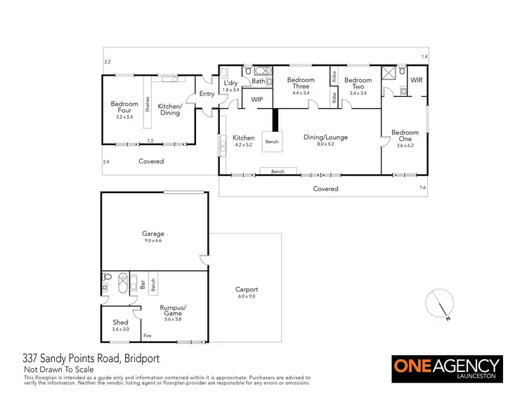 Floorplan of Homely house listing, 337 Sandy Point Road, Bridport TAS 7262