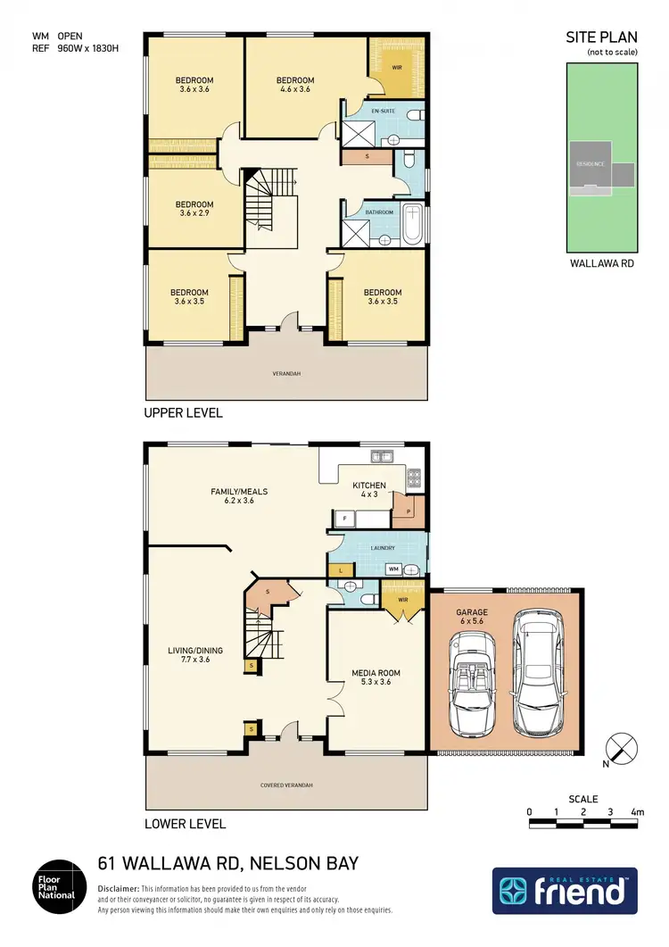 Floorplan of Homely house listing, 61 Wallawa Road, Nelson Bay NSW 2315