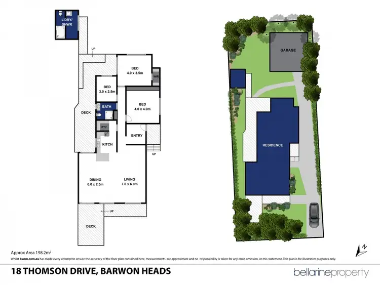Floorplan of Homely house listing, 18 Thomson Drive, Barwon Heads VIC 3227