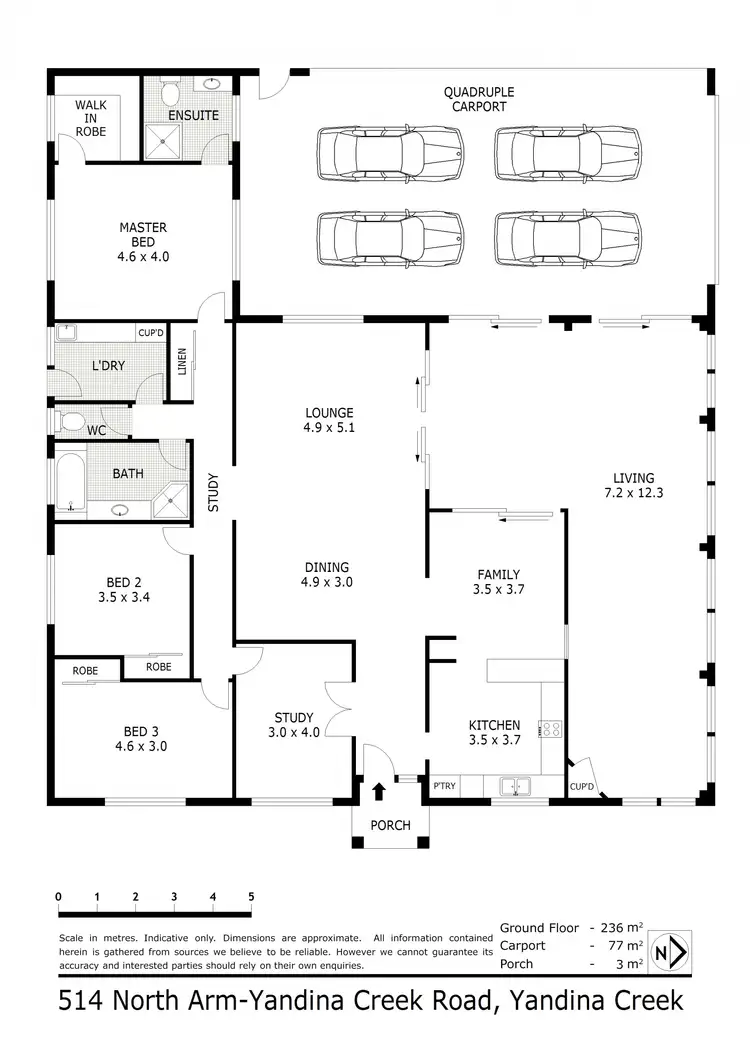 Floorplan of Homely rural property listing, 514 North Arm Yandina Creek Road, Yandina Creek QLD 4561