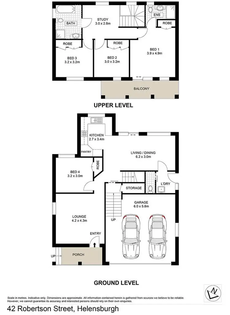 Floorplan of Homely house listing, 42 Robertson Street, Helensburgh NSW 2508