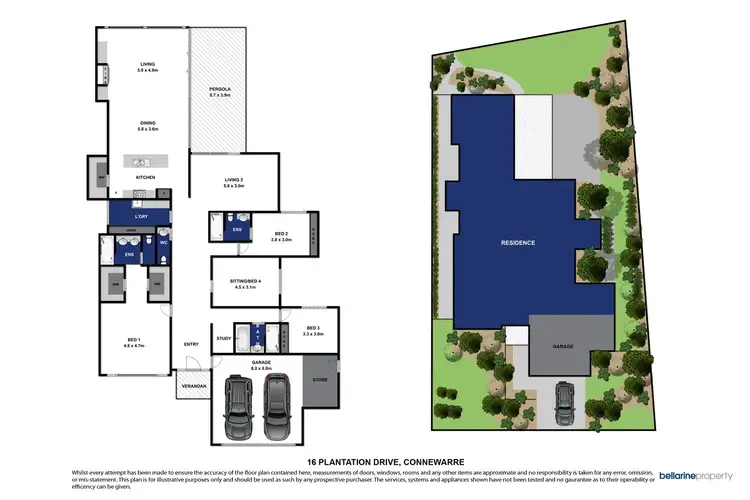 Floorplan of Homely house listing, 16 Plantation Drive, Barwon Heads VIC 3227