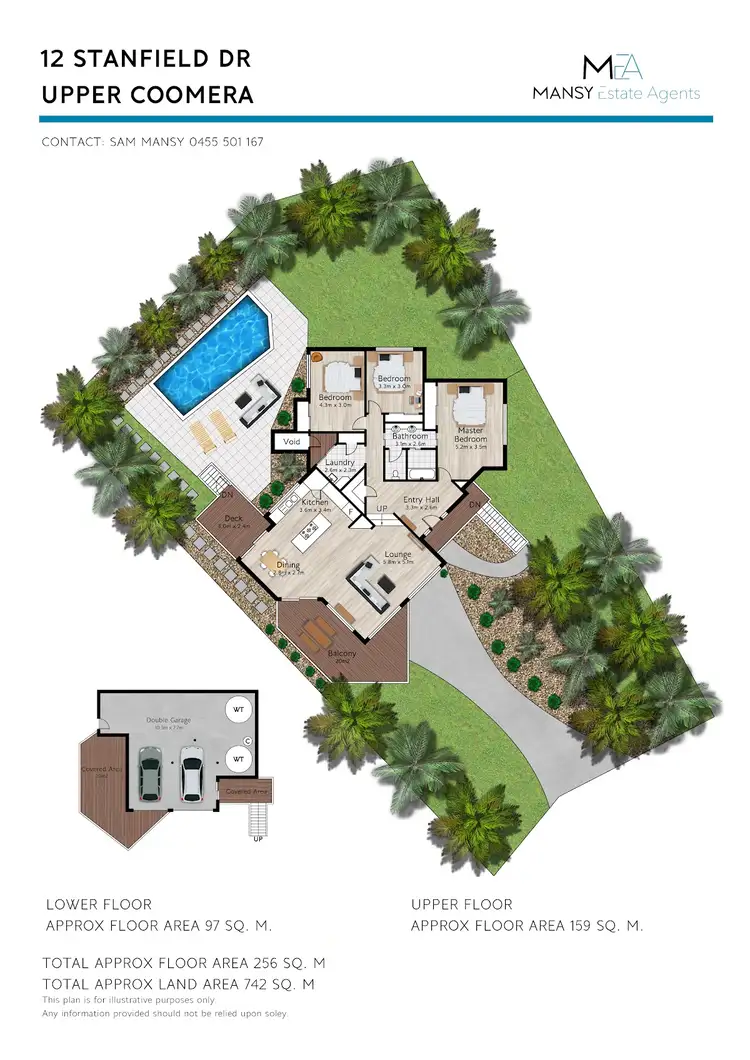 Floorplan of Homely house listing, 12 Stanfield Drive, Upper Coomera QLD 4209