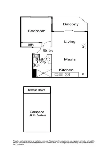 Floorplan of Homely apartment listing, 3/262 Alexandra Parade East, Clifton Hill VIC 3068