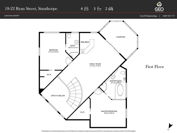 Floorplan of Homely house listing, 18-22 Ryan Street, Stanthorpe QLD 4380