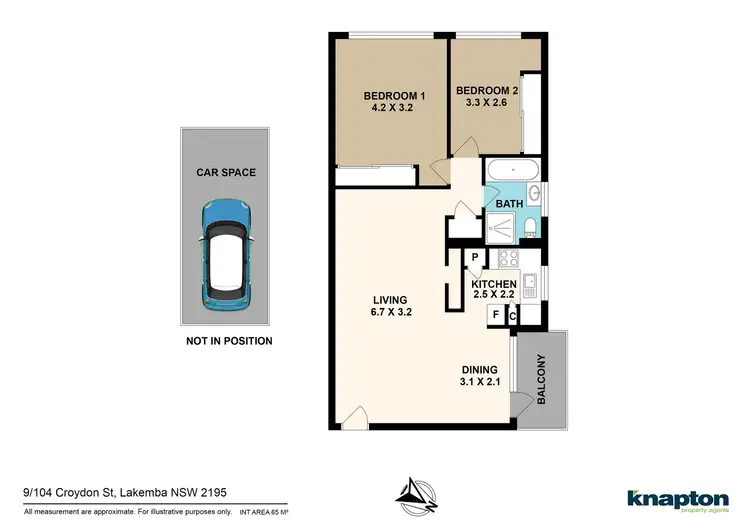 Floorplan of Homely unit listing, 9/104 Croydon Street, Lakemba NSW 2195