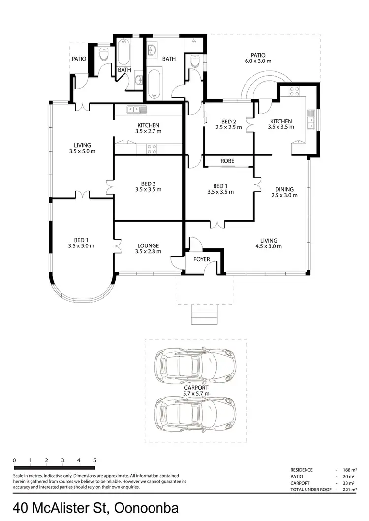Floorplan of Homely block of units listing, 40 McAlister St, Oonoonba QLD 4811