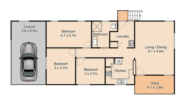 Floorplan of Homely house listing, 36 Bognuda St, Bundamba QLD 4304