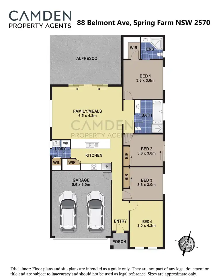 Floorplan of Homely house listing, 88 Belmont Av, Spring Farm NSW 2570
