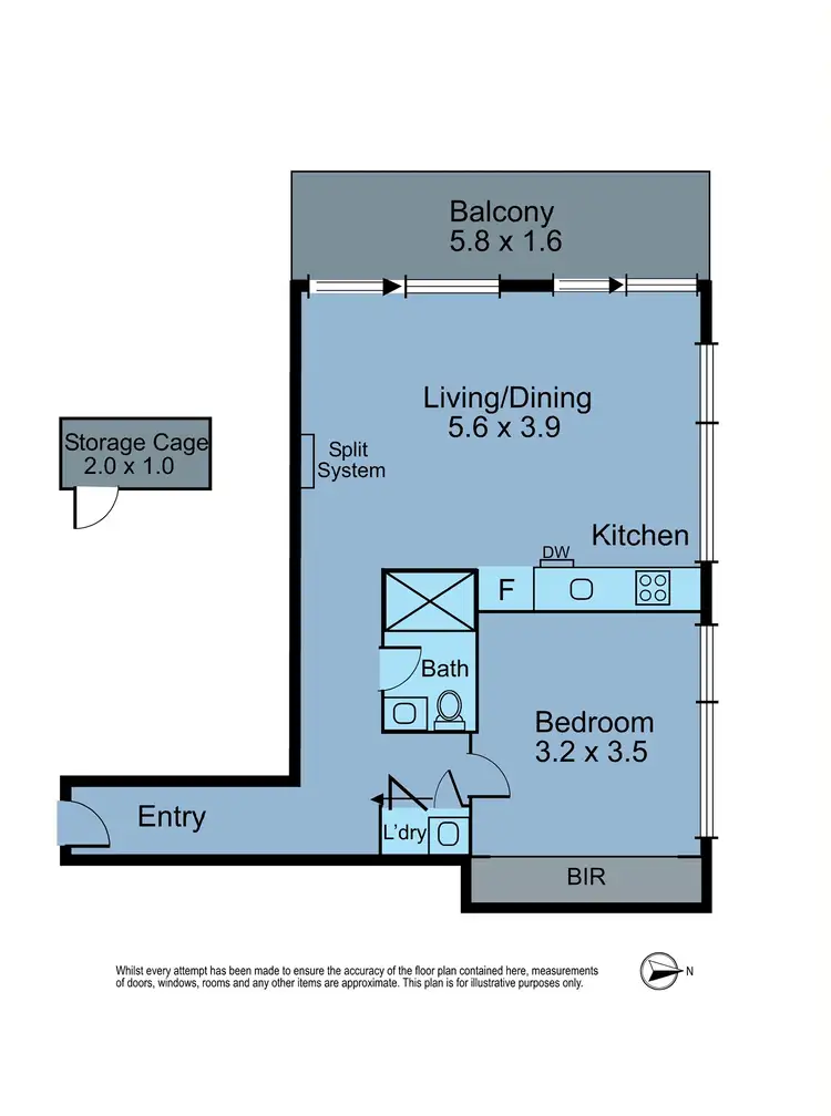 Floorplan of Homely apartment listing, 104/10 Shuter St, Moonee Ponds VIC 3039