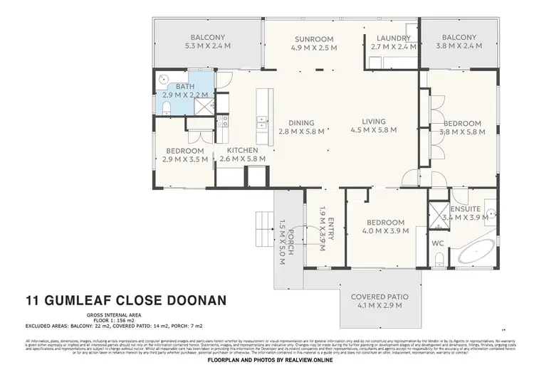 Floorplan of Homely rural property listing, 11 Gumleaf Close, Doonan QLD 4562