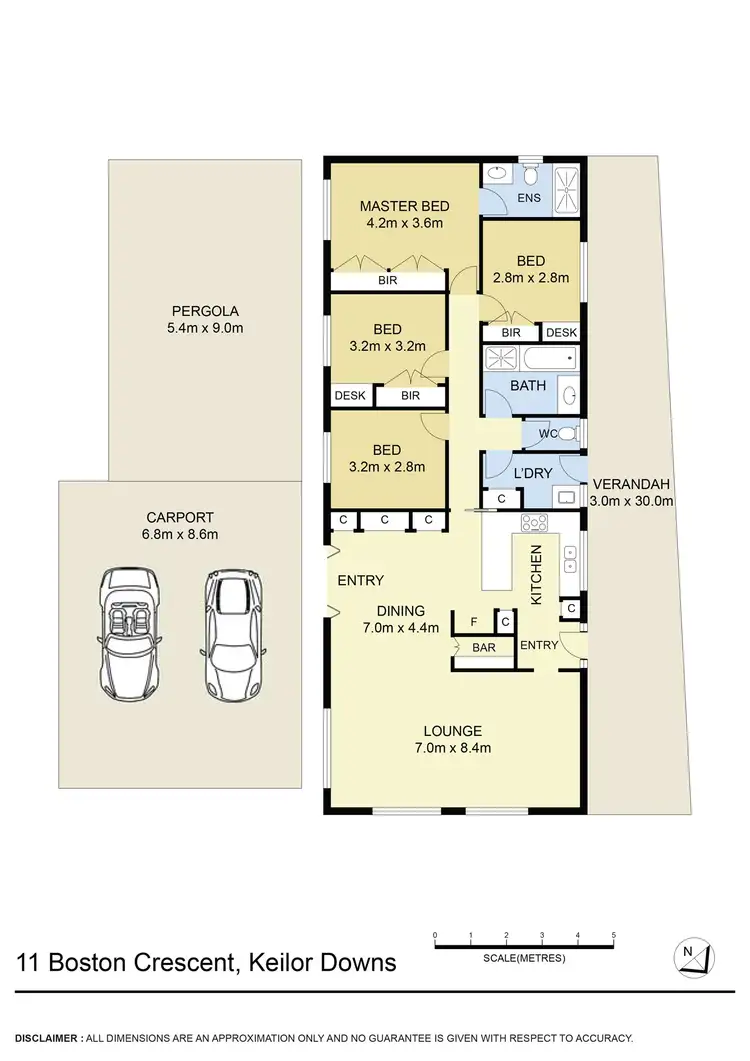 Floorplan of Homely house listing, 11 Boston Crescent, Keilor Downs VIC 3038