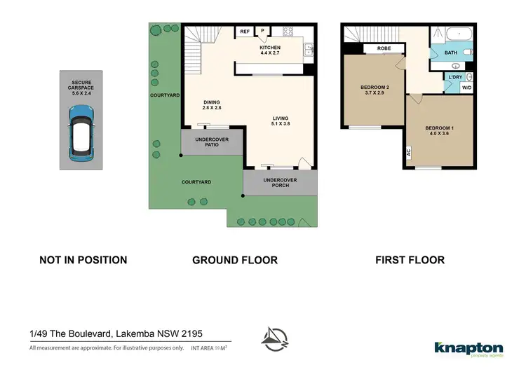 Floorplan of Homely townhouse listing, 1/49 The Boulevarde, Lakemba NSW 2195